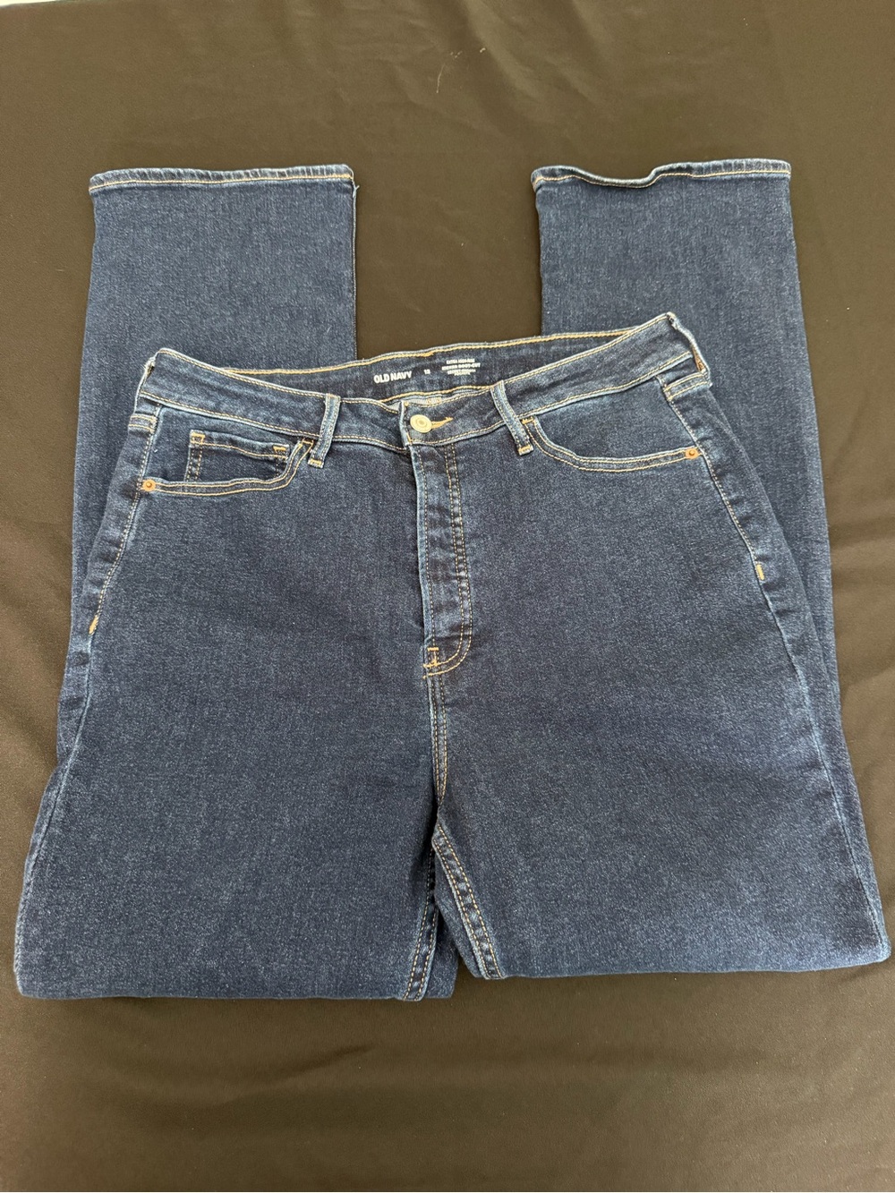 Old Navy Women's High Rise Dark Wash Kicker Bootcut Jeans 12